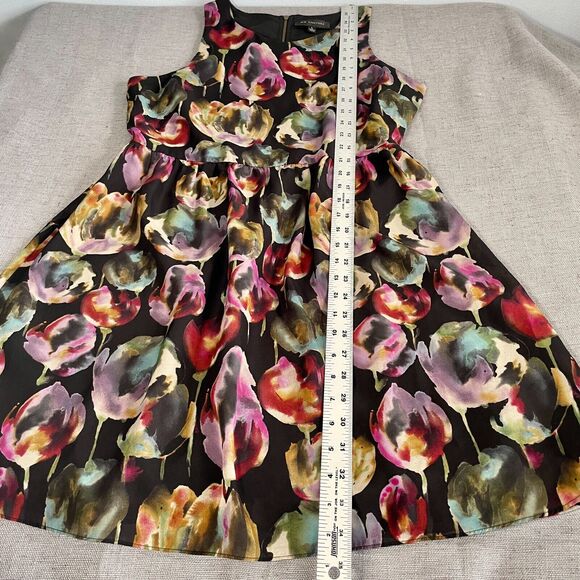 MM Couture by Miss Me Dress Women's Size Large Floral Flare Sleeveless - Picture 5 of 12